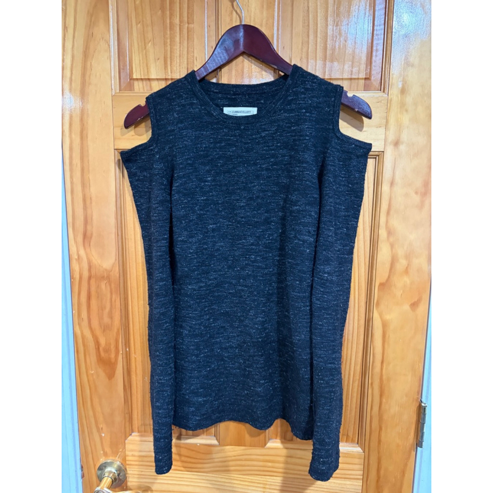 Current/Elliott Wool Blend Cold Shoulder Sweater Black Size 3 (L) – Minimalist